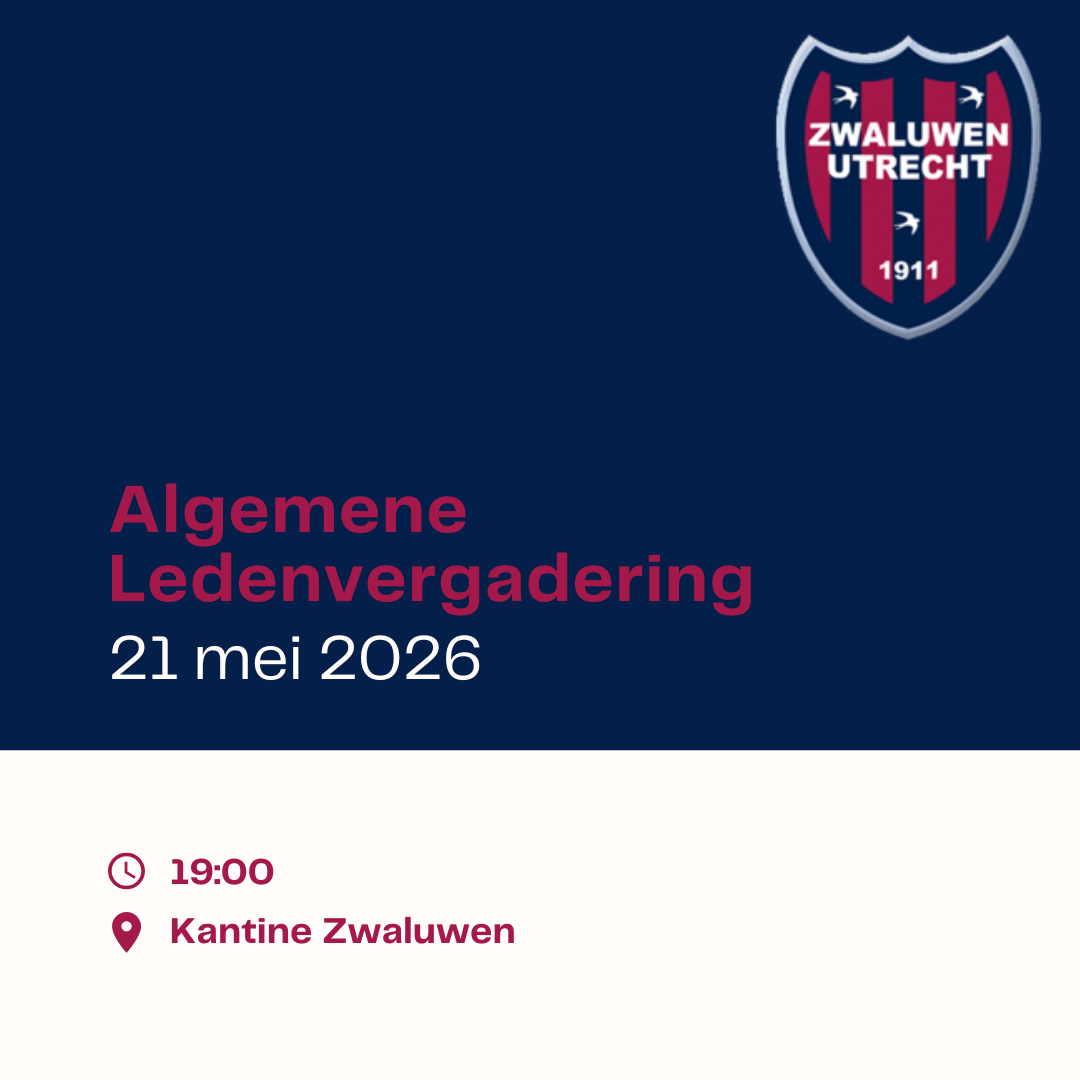 Algemene Ledenvergadering Voetbal: 21 mei