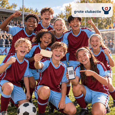 Scoor mee voor je team met de Grote Clubactie! ⚽🎟️