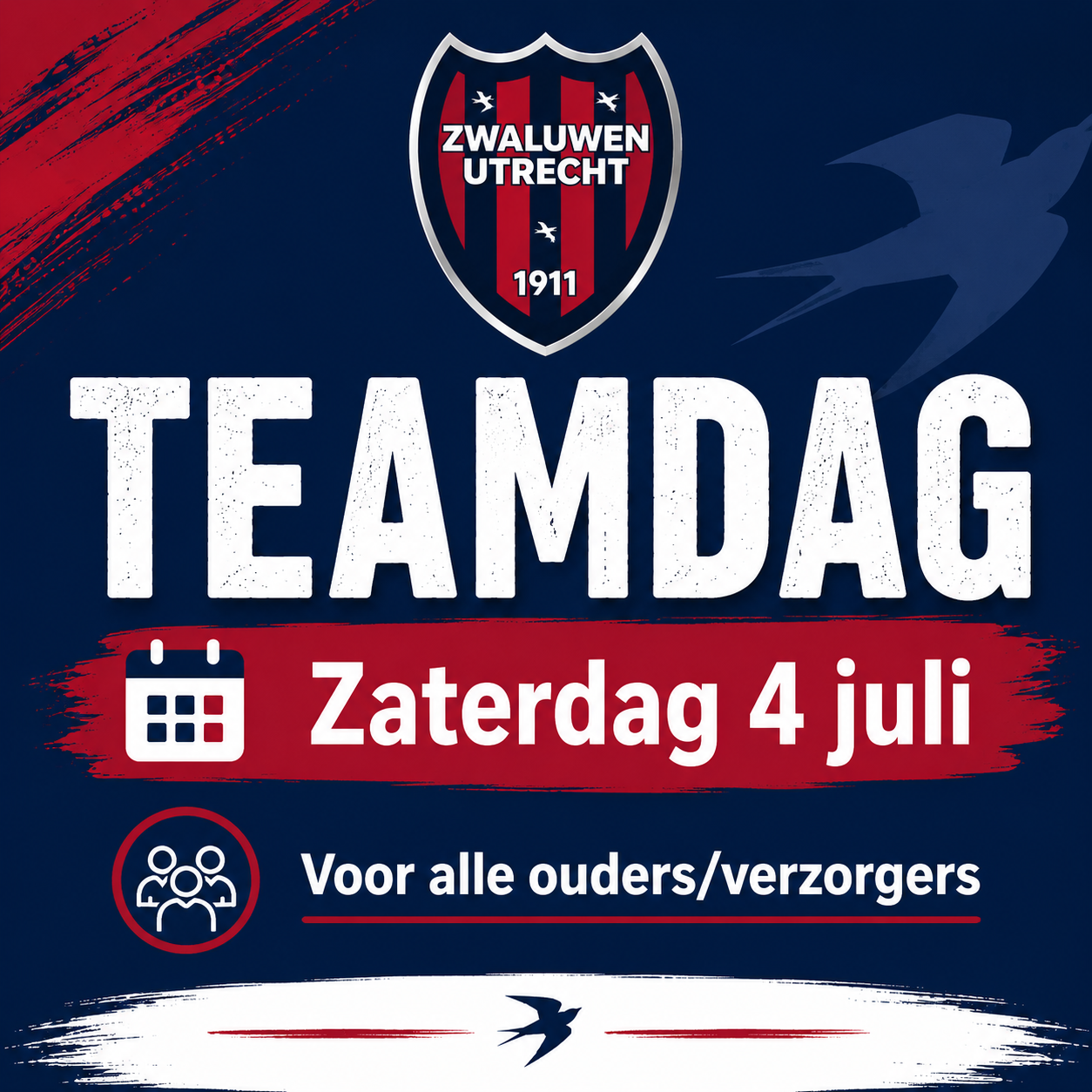 Teamdag zaterdag 4 juli a.s.: de aftrap voor seizoen 2026-2027